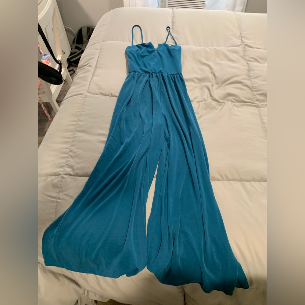 Teal Jumpsuit
